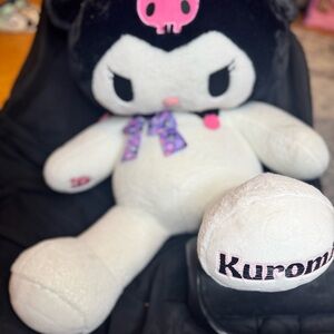 Sanrio Kuromi Plush Toy - Black and White